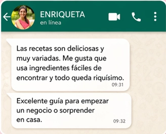 Opinión de Alumna en WhatsApp 1