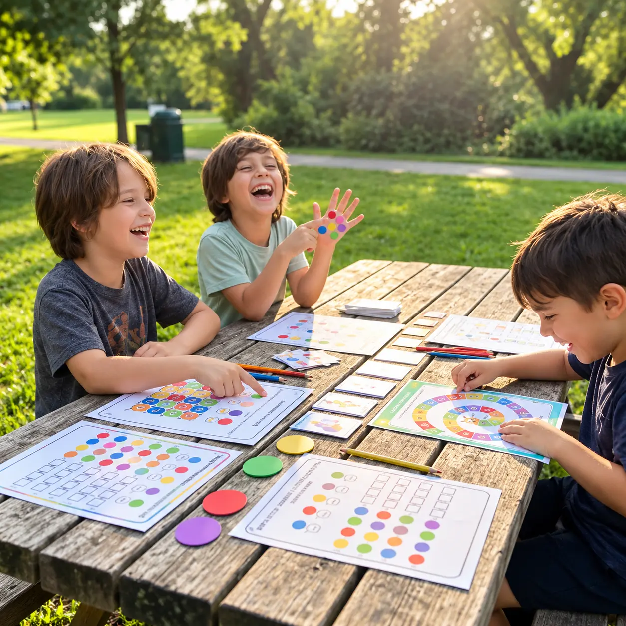 Niños utilizando actividades NeuroKids