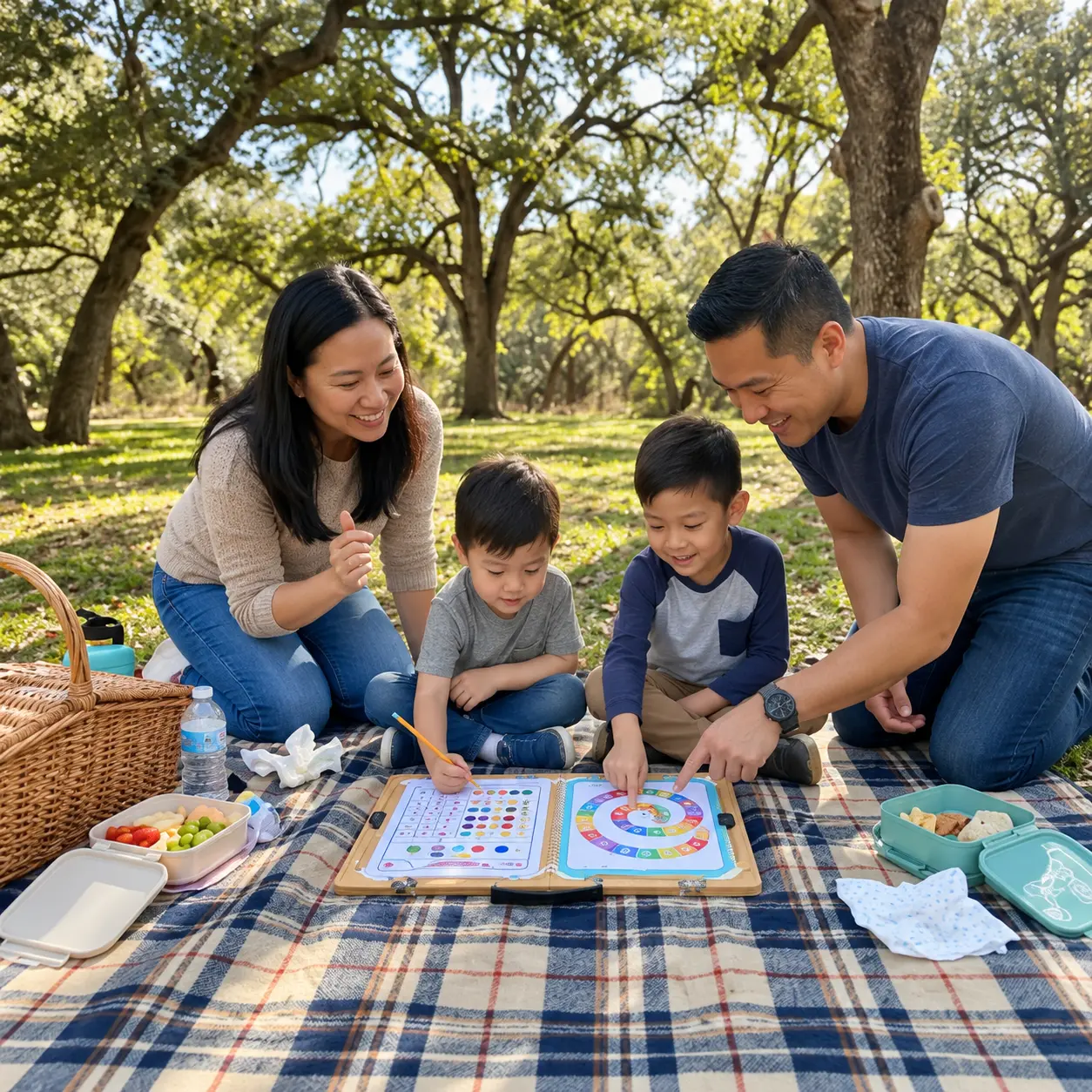 Niños aprendiendo con actividades NeuroKids