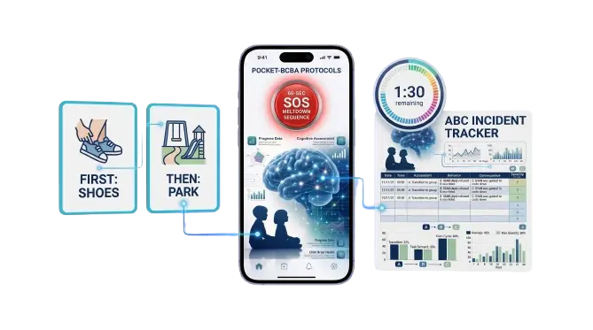 Pocket-BCBA Digital Autism Clinical Toolkit Multi-Device Interface